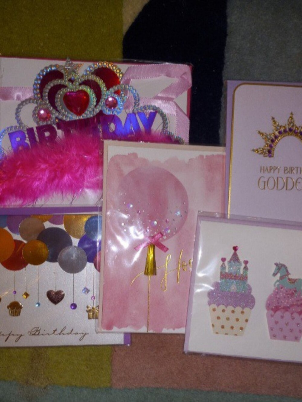 NWT- Gorgeous Goddess 5 Card Birthday Bundle
